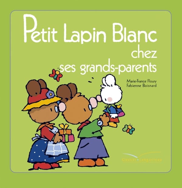 Petit lapin blanc chez ses grands-parents