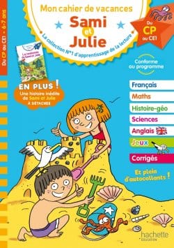 Mon cahier de vacances Sami et Julie - Du CP au CE1