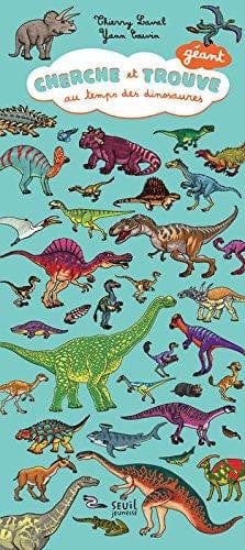 Cherche et trouve géant - au temps des dinosaures