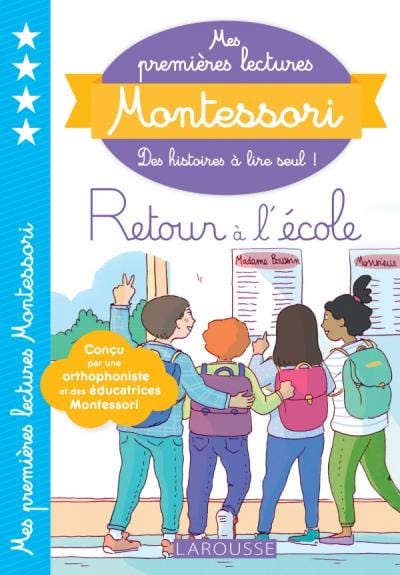 Je lis avec Montessori - Retour à l'école - Niveau 3