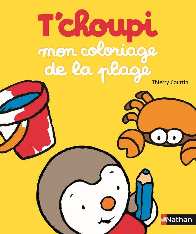 T'choupi - Mon coloriage de la plage