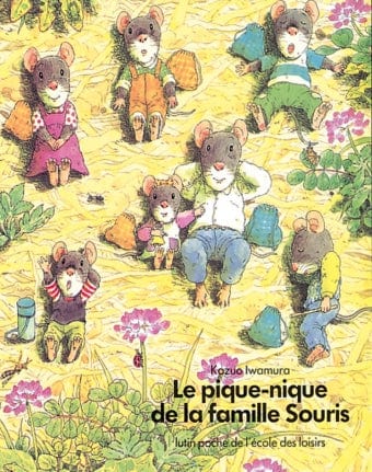 Le pique-nique de la famille Souris