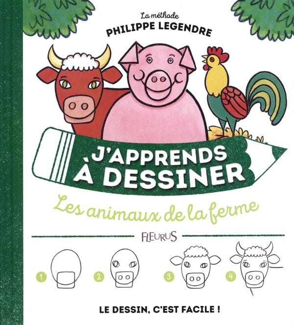 J'apprends à dessiner - Les animaux de la ferme