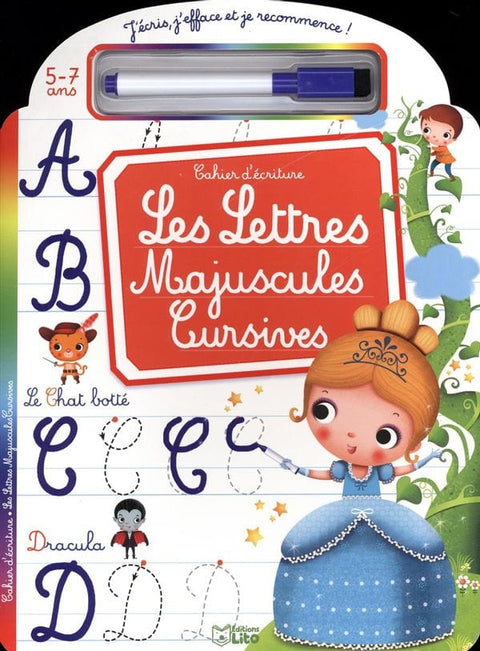 Les lettres majuscules cursives