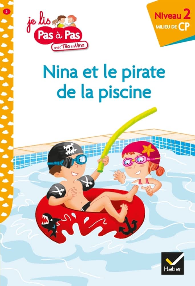 Je lis pas à pas - Nina et le pirate de la piscine