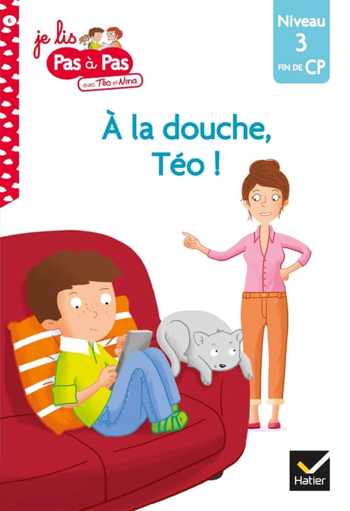 Je lis pas à pas - À la douche Téo !