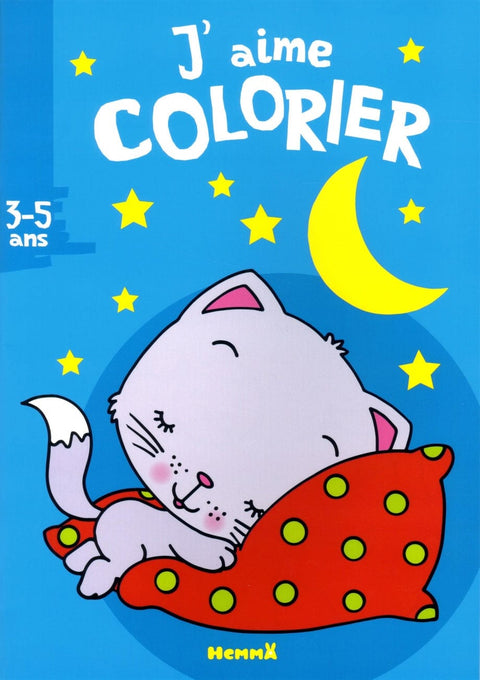 J'aime colorier - chaton