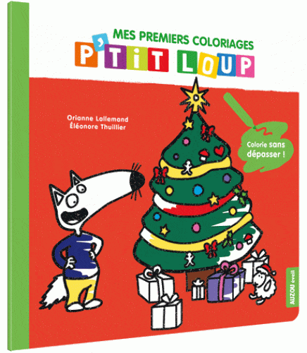 Mes premiers coloriages P'tit Loup Noël