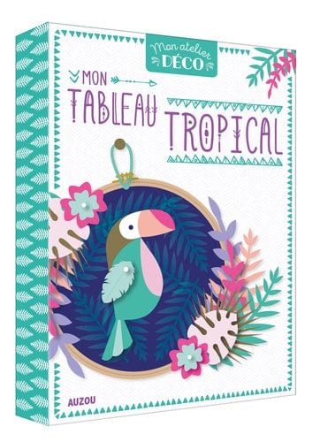 Mon atelier déco - Mon tableau tropical