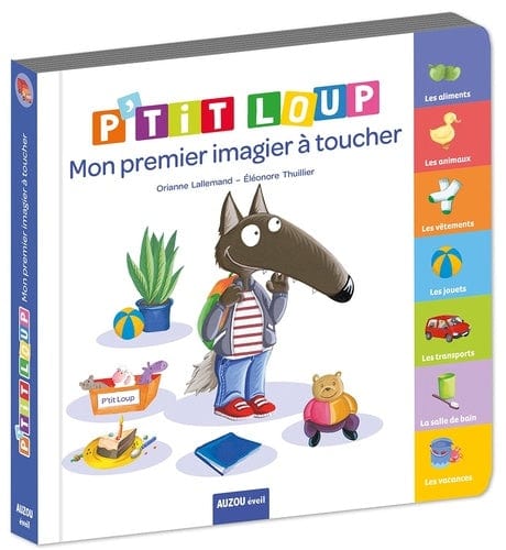 P'tit loup - Mon premier imagier à toucher