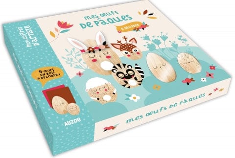 Mes jolis œufs en bois à décorer