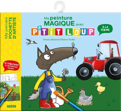 Ma peinture magique avec p'tit loup - À la ferme