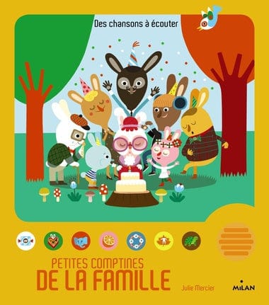Livre sonore - Petites comptines de la famille
