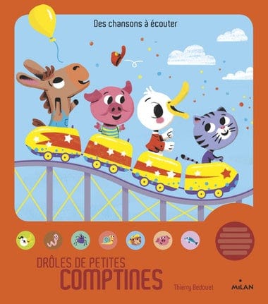 Livre sonore - Drôles de petites comptines