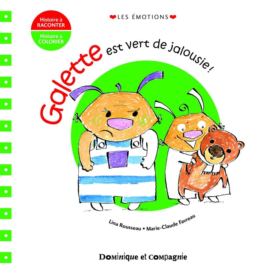 Galette - est vert de jalousie! (à colorier)