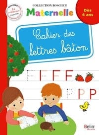 Méthode Boscher - Maternelle - Cahier de lettres bâton
