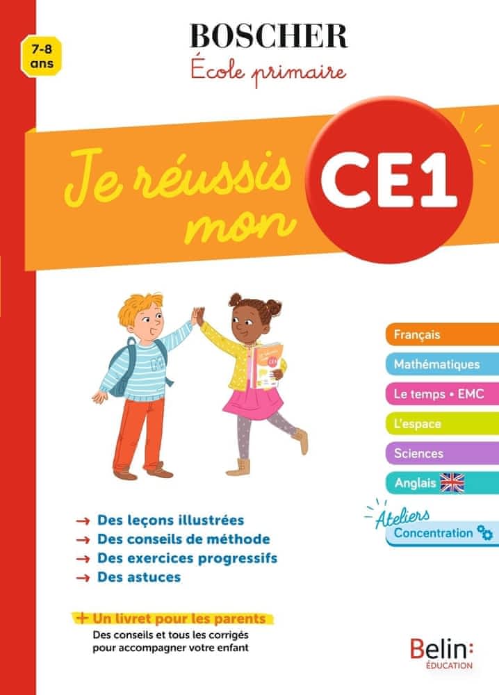 Méthode Boscher - École primaire - Je réussis mon CE1