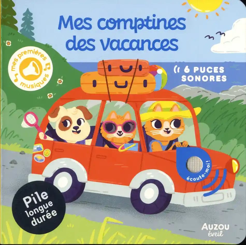 Livre sonore -  Mes comptines de vacances