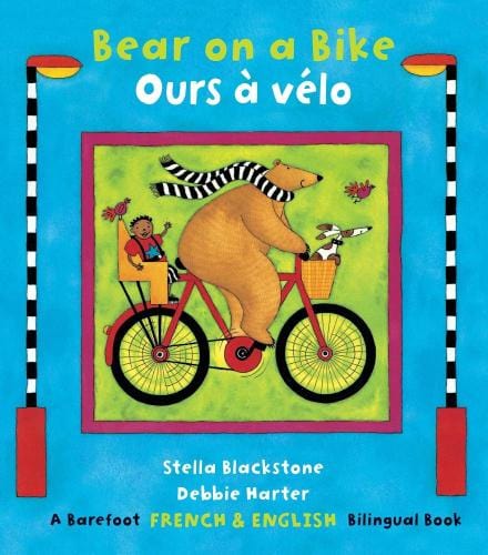 Bear on a bike - ours à vélo