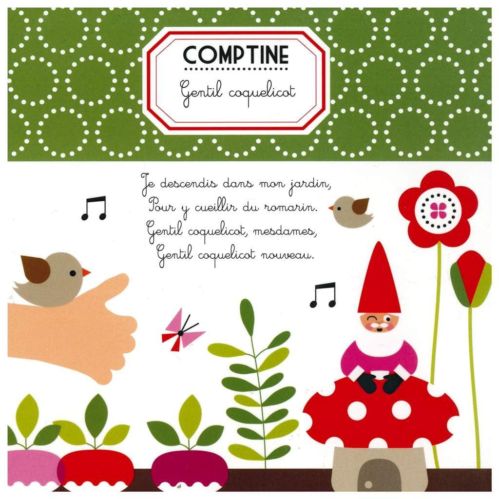Carte de souhait - Comptine - Correspondances BH56