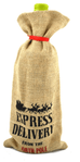 Sac cadeau pour bouteille de vin - Livraison spéciale (bilingue)