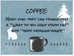 Affiche bilingue - Café