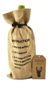 Sac cadeau pour bouteille de vin - Instructions (bilingue)