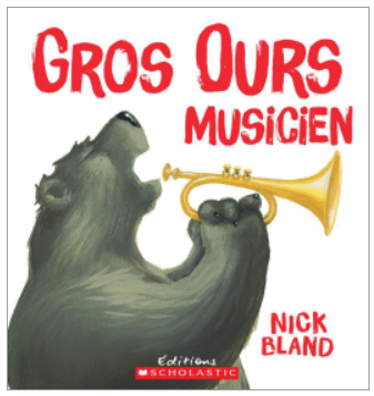 Gros ours musicien