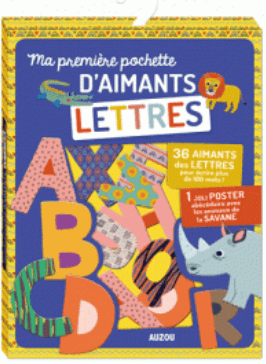Ma première pochette d'aimants lettres