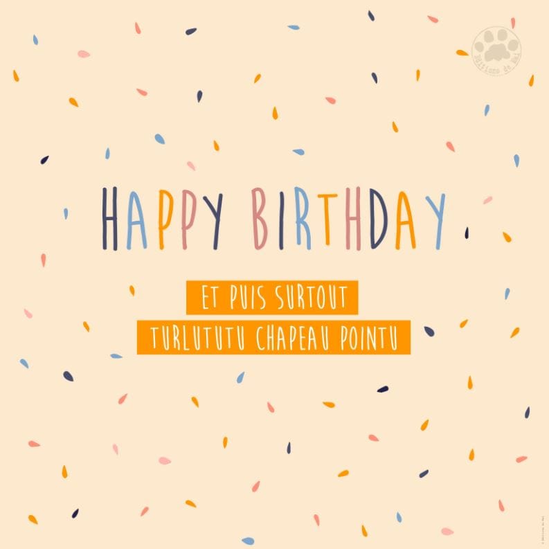 Carte postale - anniversaire - HC25