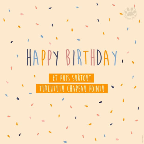 Carte postale - anniversaire - HC25