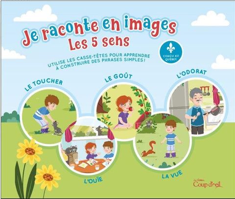 Je raconte en images - Les 5 sens