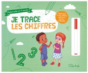 Livre ardoise - Je trace les chiffres