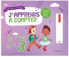 Livre ardoise - J'apprends à compter