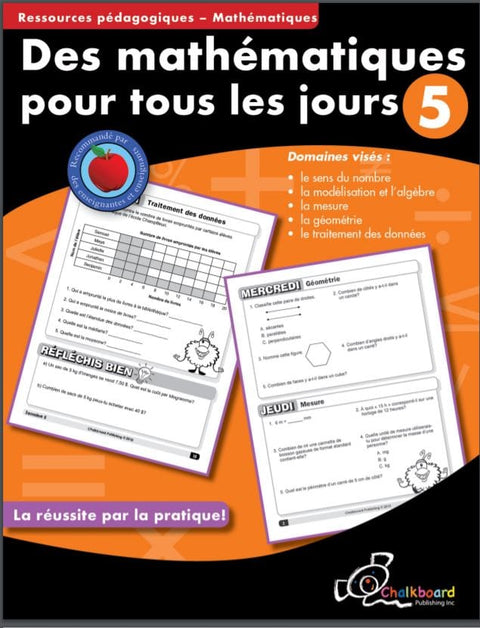 Des mathématiques pour tous les jours - 5e année
