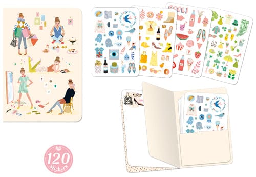 Carnet et stickers Tinou