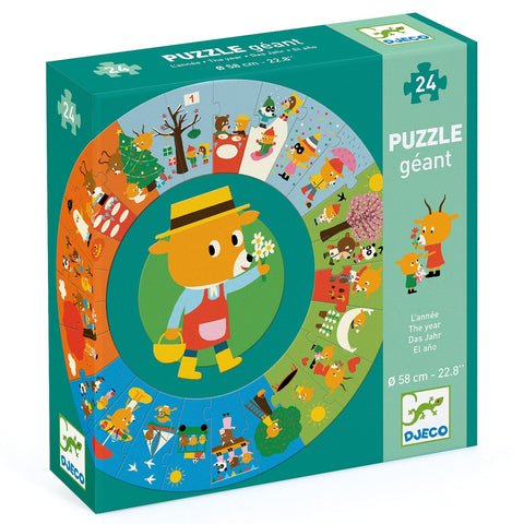 Puzzle géant - L'année - 24 pièces
