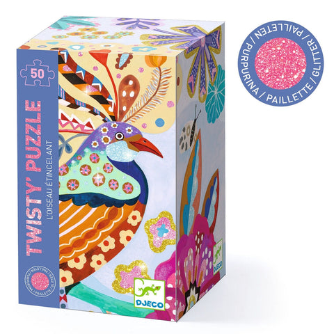 Wizzy'Puzzle - L'oiseau étincelant - 50 pièces