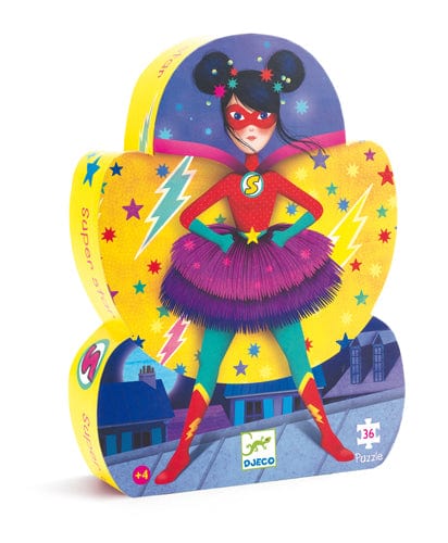 Puzzle silhouette - Super Star - 36 pièces