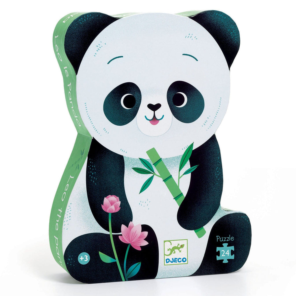 Puzzle Silhouette - Léo le panda - 24 pièces