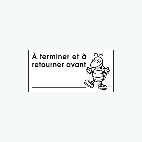 Estampe en bois - À terminer et à retourner avant