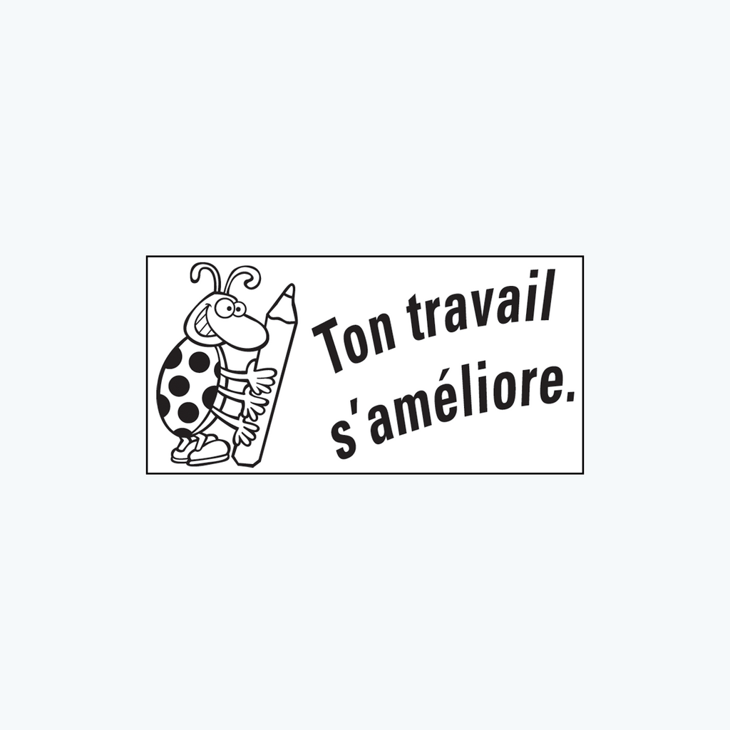 Tampon en bois - Ton travail s'améliore