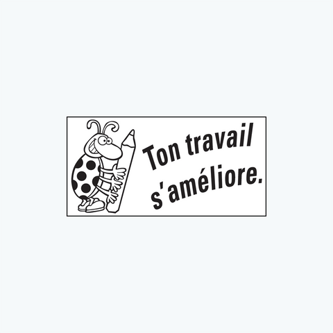 Tampon en bois - Ton travail s'améliore