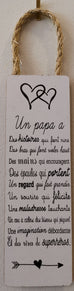 Accroche porte - Fête des papas