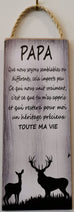 Affiche à suspendre Grande - Fête des pères