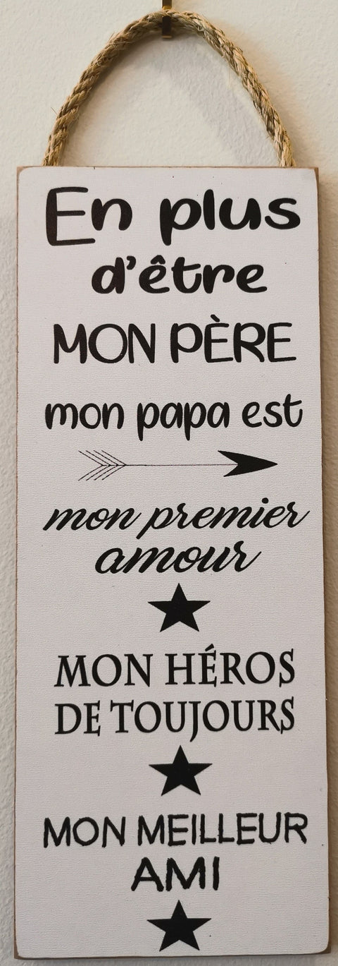 Affiche à suspendre Grande - Fête des pères