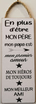 Affiche à suspendre Grande - Fête des pères