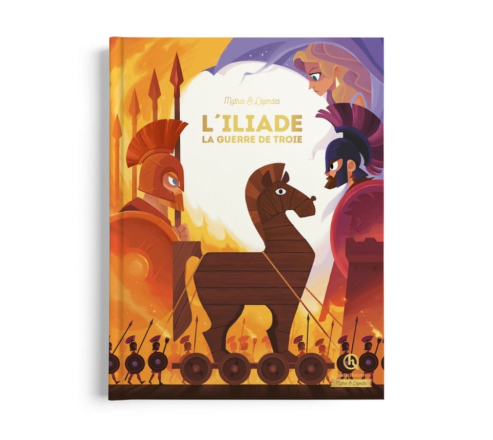 Beau  livre - L’Iliade – La guerre de Troie