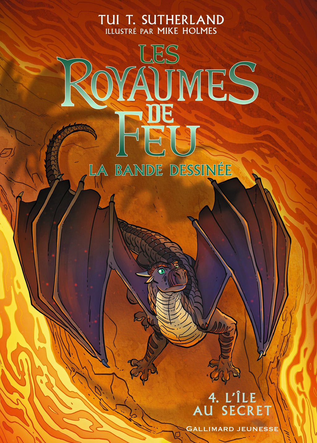 Les Royaumes de feu T04 (BD) - L'île au secret