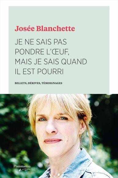Je ne sais pas pondre l’œuf, mais je sais quand il est pourri